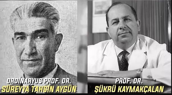 Sukru Kaymakcalan Prof. Dr. Sureyya Tahsin Aygun Şükrü Kaymakçalan ve Prof. Dr. Süreyya Tahsin Aygün