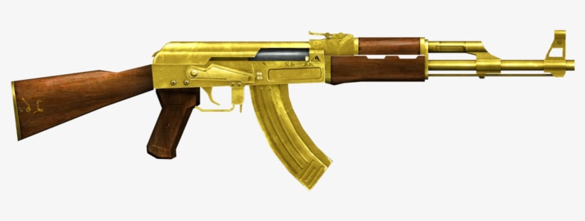 8 80141 largest collection of free ak 47 gold png