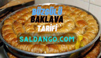 büzgülü baklava tarifi