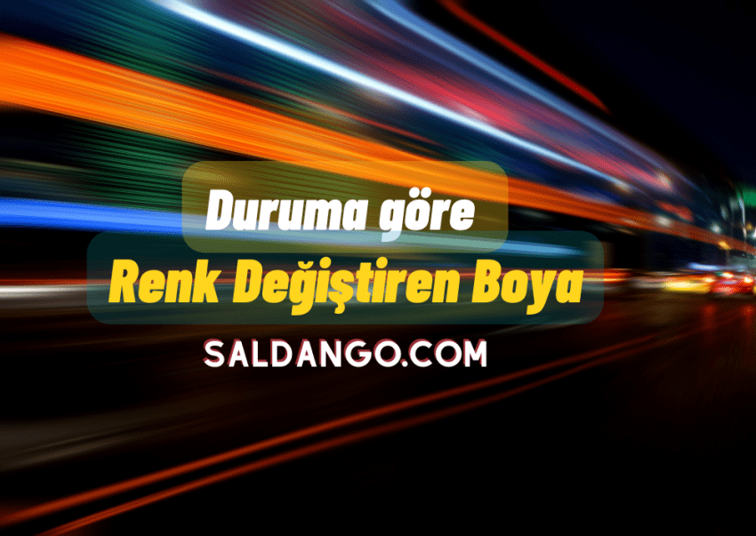 Renk Değiştiren Akıllı Boya Teknolojisi
