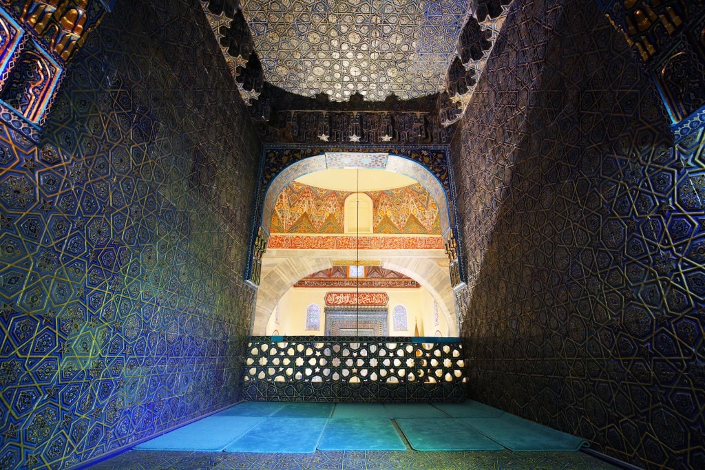 Bursa Yeşil Cami iç Mekan