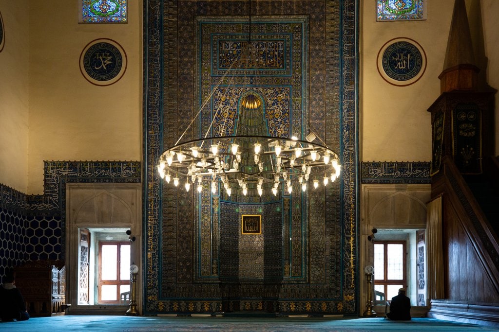 Bursa Yeşil Cami İç Mekan
